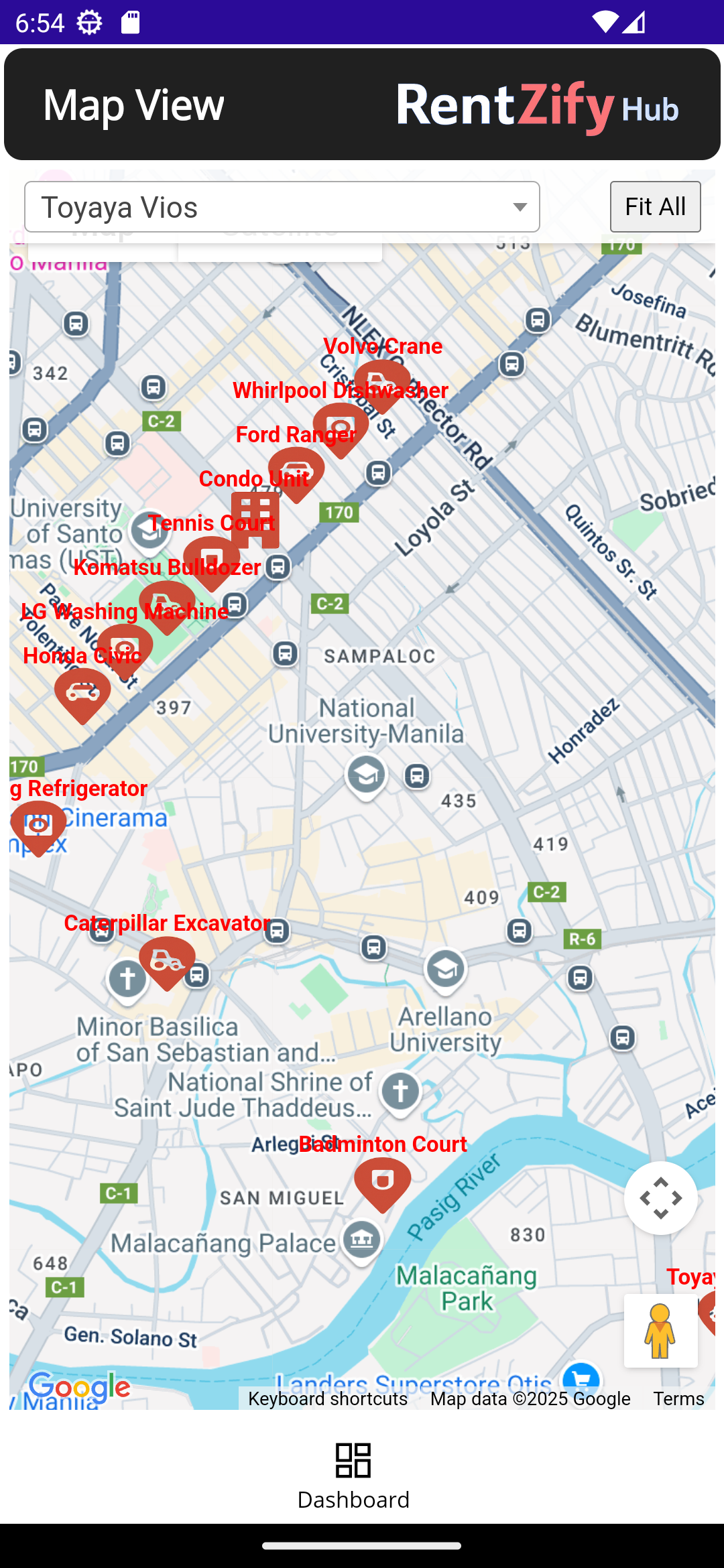 Map View Screenshot