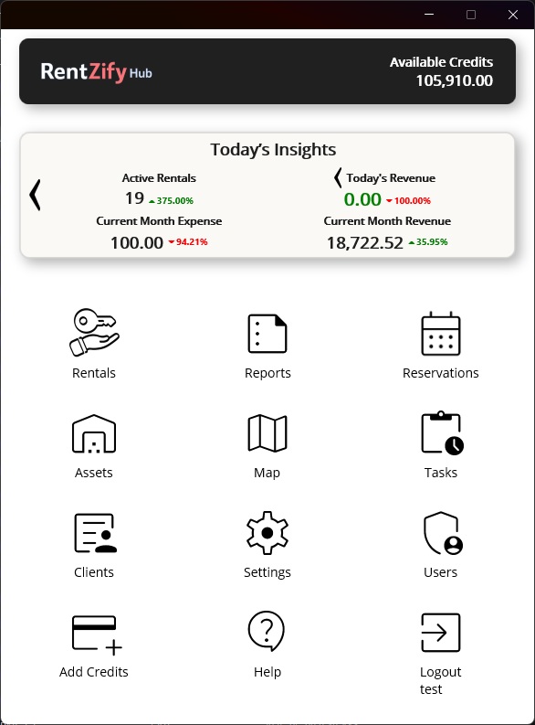 Windows UI Screenshot